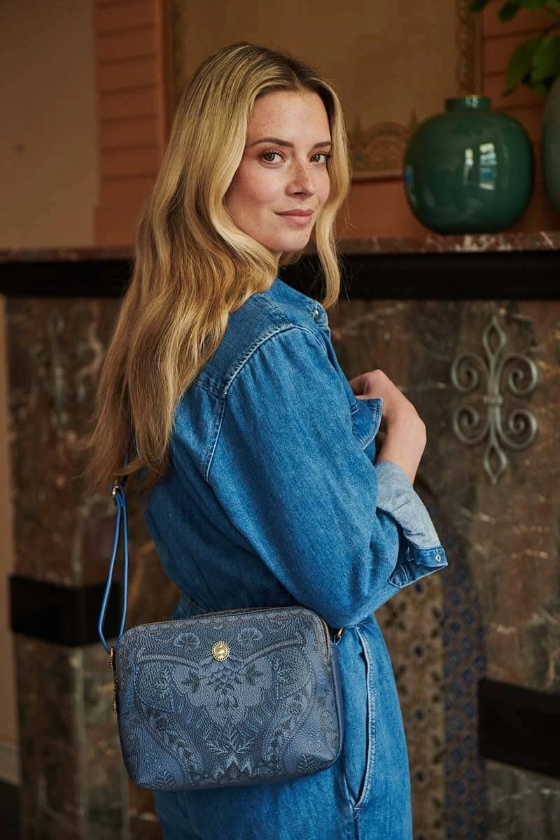 Cross Body Medium Kyoto Festival Blue 6 Cross Body Medium Kyoto Festival Blue - Image 4