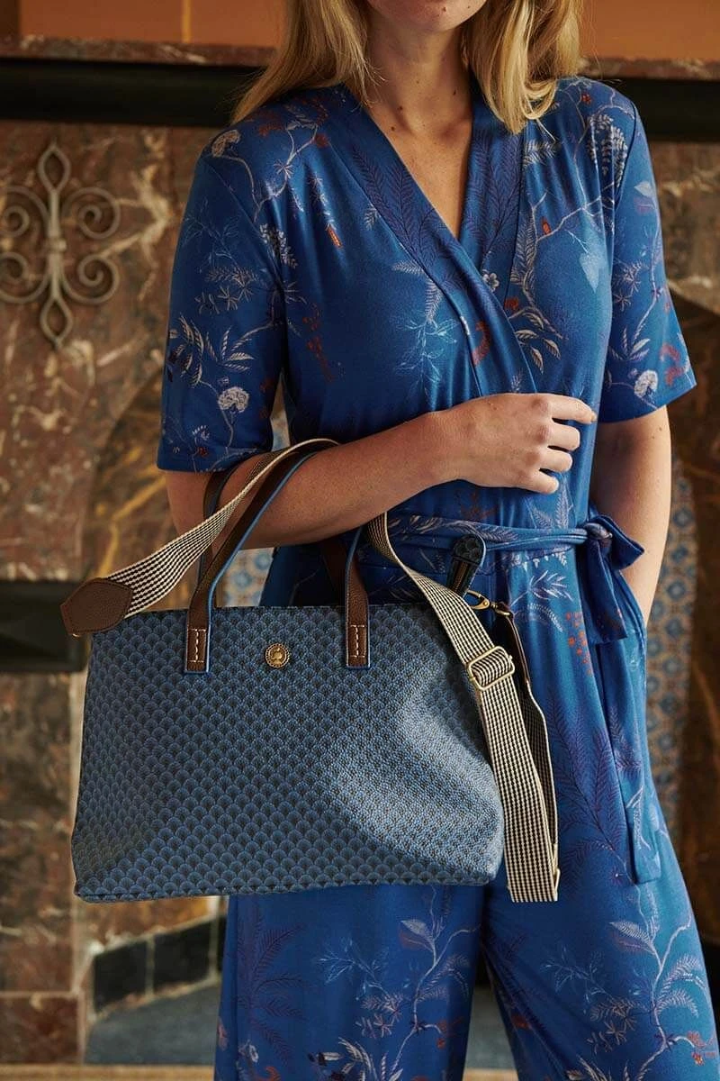 Shopper Small Suki Blue 4 Shopper Small Suki Blue - Image 2