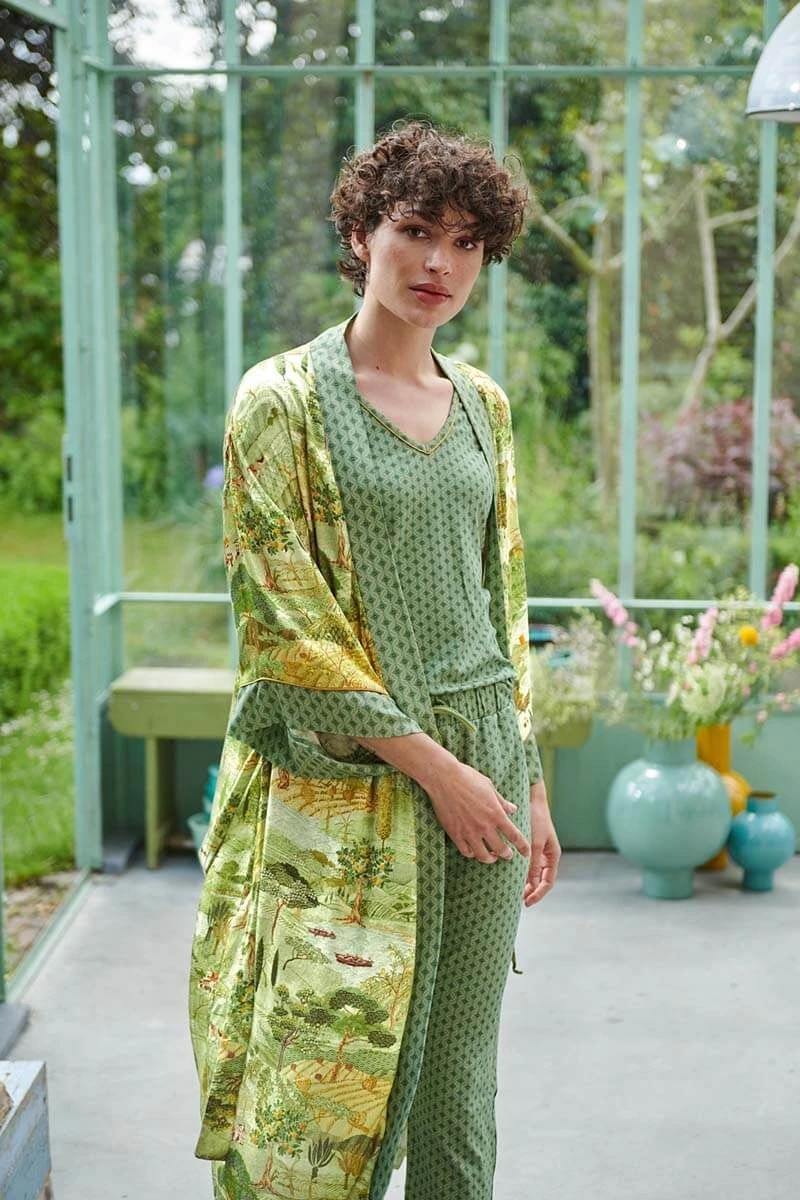 Kimono Toscana Green 7 Kimono Toscana Green - Image 5