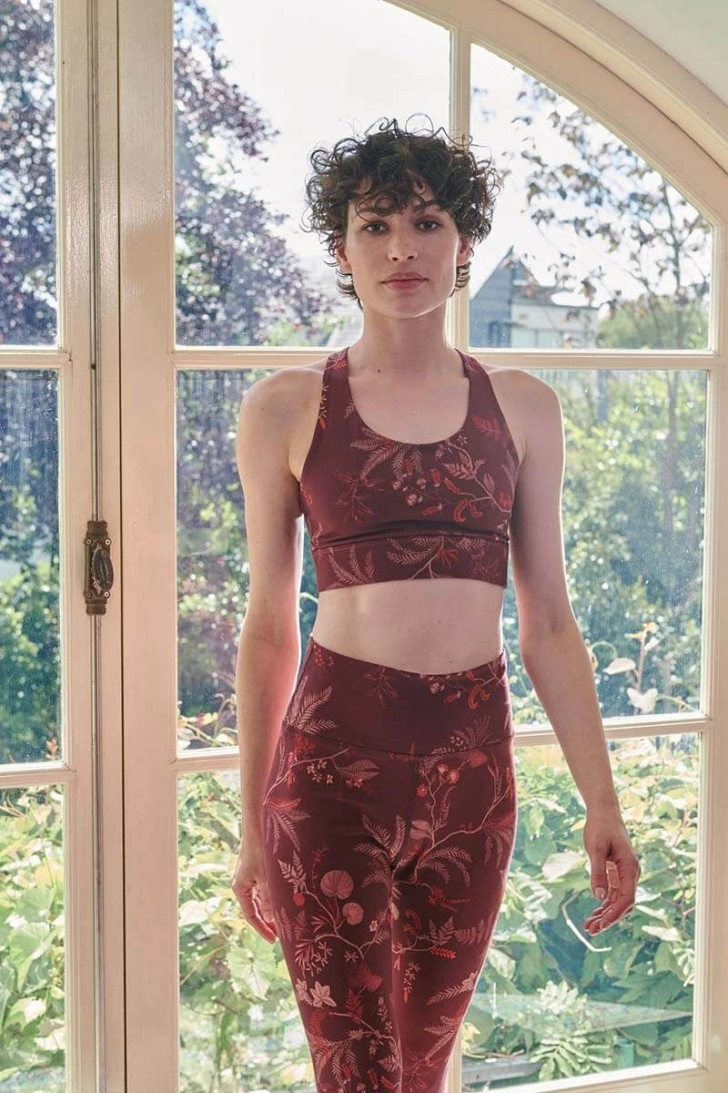 Sport Bra Isola Dark Red 10 Sport Bra Isola Dark Red - Image 8