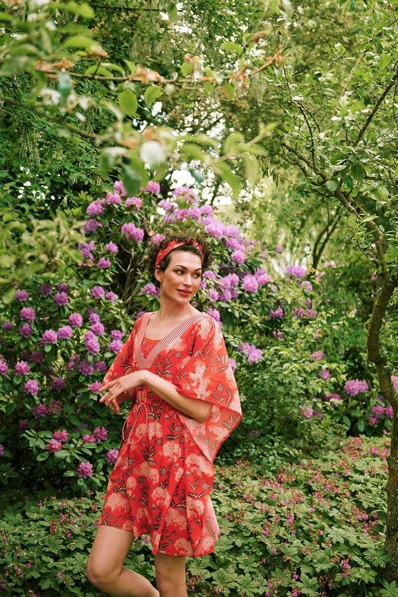 Tunic Flora Firenze Coral 3 Tunic Flora Firenze Coral