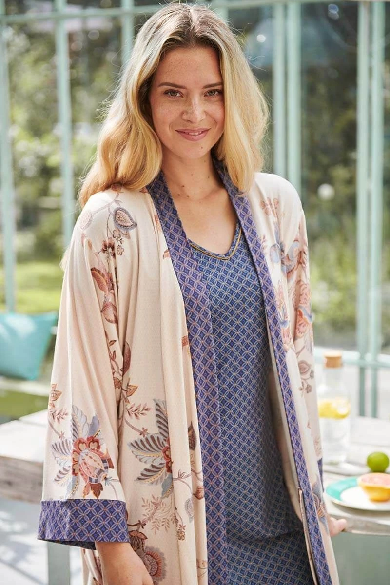 Kimono Cece Fiore White 3 Kimono Cece Fiore White