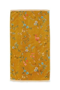 Bath Towel Set/3 Les Fleurs Yellow 55x100 Cm -Pip studio bath towel les fleurs yellow flowers 55x100 pip studio 217836