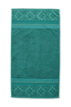 Bath Towel Set/3 Soft Zellige Green 55x100 Cm -Pip studio bath towel soft zellige green205577