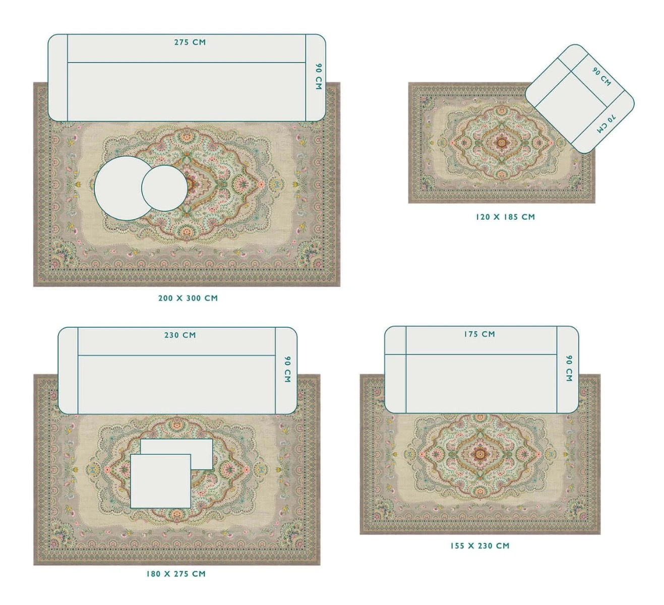 Carpet Majorelle By Pip Pastel Khaki 15 Carpet Majorelle By Pip Pastel Khaki - Image 13