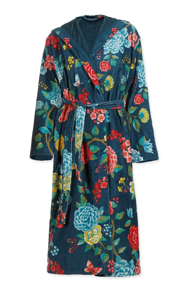 Bathrobe Good Evening Dark Blue 3 Bathrobe Good Evening Dark Blue