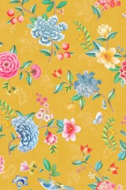 Pip Studio Good Evening Vinyl Wallpaper Yellow -Pip studio goodevening yellow