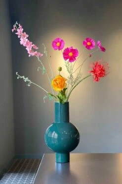 Metal Vase Dark Green 40 Cm -Pip studio img 4627 new