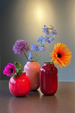 Oval Mini Vase Red 14 Cm -Pip studio img 4660 1