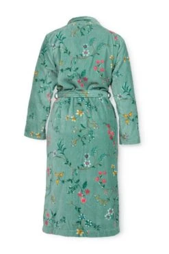 Bathrobe Les Fleurs Green -Pip studio les fleurs bathrobe green pb lr