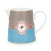 Love Birds Jug Large Blue/Khaki 2 Love Birds Jug Large Blue/Khaki -Pip studio melk kan love birds groot in blauw en khaki met een vogel51.007.006
