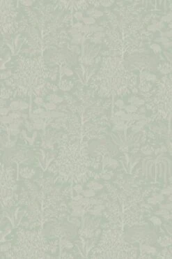 Pip Studio Origami Tree Non-Woven Wallpaper Light Green/Silver -Pip studio origami trees light green silver