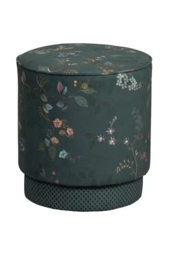 Stool High Kawai Flower Green 7 Stool High Kawai Flower Green -Pip studio pip 005 g m 01 pip poef kawai flower groen medium