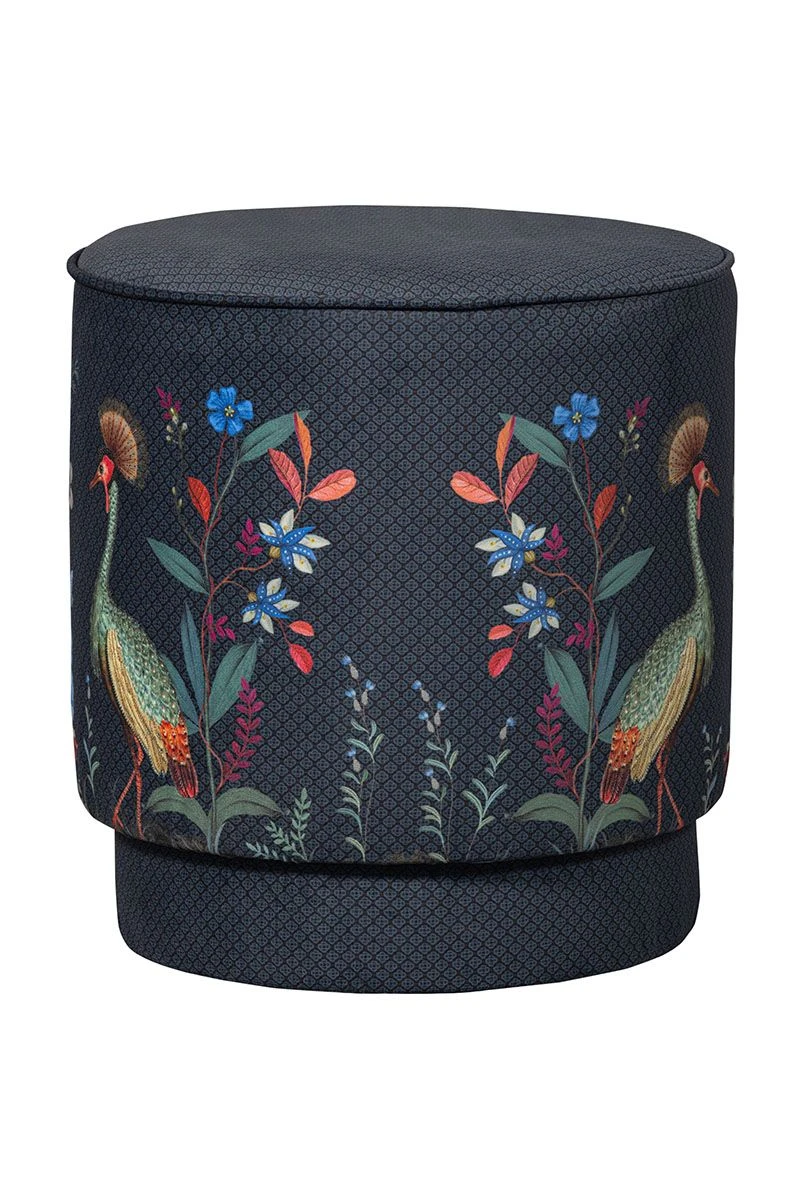 Stool High Flirting Birds Blue 6 Stool High Flirting Birds Blue - Image 4