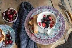 Flower Festival Dinner Plate Red/Light Blue 26.5 Cm 13 Flower Festival Dinner Plate Red/Light Blue 26.5 Cm -Pip studio pip flower festival 08b 1