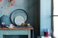 Metal Vase Blue 32 Cm -Pip studio pip flower festival new 1