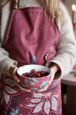 Flower Festival Bowl Dark Pink 15 Cm 15 Flower Festival Bowl Dark Pink 15 Cm -Pip studio pip fw22 055