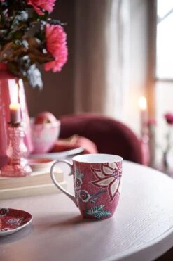 Flower Festival Breakfast Set/3 Dark Pink -Pip studio pip fw22 068
