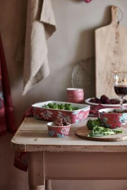 Flower Festival Bowl Dark Pink 12 Cm 17 Flower Festival Bowl Dark Pink 12 Cm -Pip studio pip fw22 098