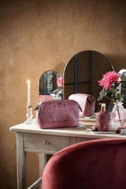 Cosmetic Purse Medium Kyoto Festival Dark Pink -Pip studio pip fw22 274