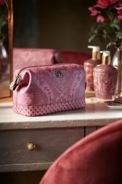 Cosmetic Purse Medium Kyoto Festival Dark Pink -Pip studio pip fw22 288
