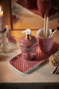 Bathroom Accessories Set/3 Kyoto Festival Dark Pink -Pip studio pip fw22 296 3