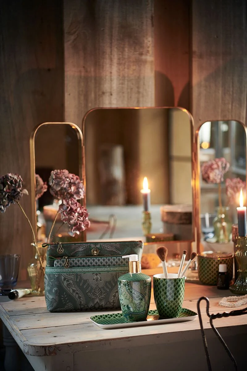 Cosmetic Bag Kyoto Festival Combi Green 4 Cosmetic Bag Kyoto Festival Combi Green - Image 2