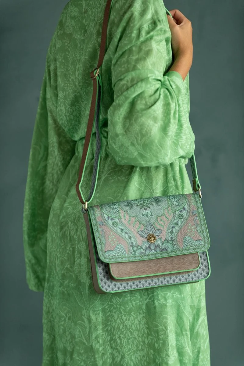 Cross Body Kyoto Festival Green 9 Cross Body Kyoto Festival Green - Image 7