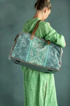 Travelbag Medium Kyoto Festival Green -Pip studio pip home bags 135 lowres
