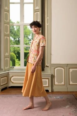 Blouse Short Sleeve Kyoto Festival Yellow 14 Blouse Short Sleeve Kyoto Festival Yellow -Pip studio pip homewear lb 0370 lowres 1