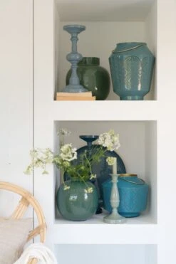 Metal Vase Dark Green 23 Cm -Pip studio pip jolie green 16 lowres 2