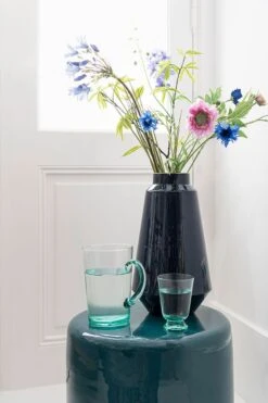 Metal Vase Blue 36 Cm -Pip studio pip 056 1