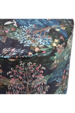 Stool High Pip Garden Dark Blue -Pip studio pip garden poef blue high detail 01 pip 004 b l 01 vs