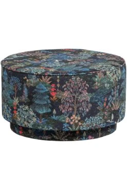 Stool Low Pip Garden Dark Blue 18 Stool Low Pip Garden Dark Blue -Pip studio pip garden poef blue low back pip 004 b m 01 vs