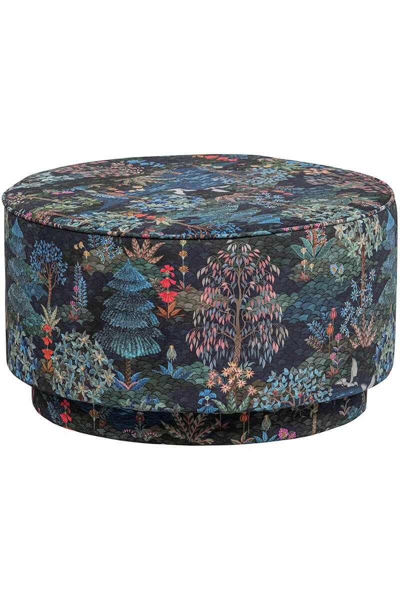 Stool Low Pip Garden Dark Blue 5 Stool Low Pip Garden Dark Blue - Image 3