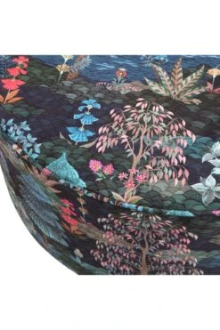 Stool Low Pip Garden Dark Blue 20 Stool Low Pip Garden Dark Blue -Pip studio pip garden poef blue low detail 01 pip 004 b m 01 vs