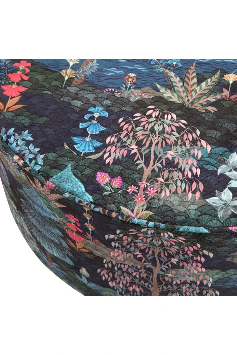 Stool Low Pip Garden Dark Blue 7 Stool Low Pip Garden Dark Blue - Image 5