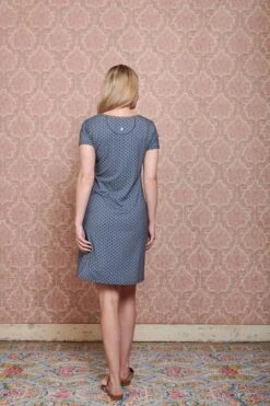 Nightdress Short Sleeve Tegola Blue 13 Nightdress Short Sleeve Tegola Blue -Pip studio pip mix and match diemen82364