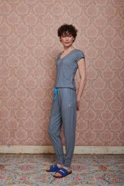 Top Short Sleeve Tegola Blue -Pip studio pip mix and match diemen82546