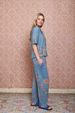 Top Short Sleeve Cece Fiore Blue -Pip studio pip mix and match diemen82583