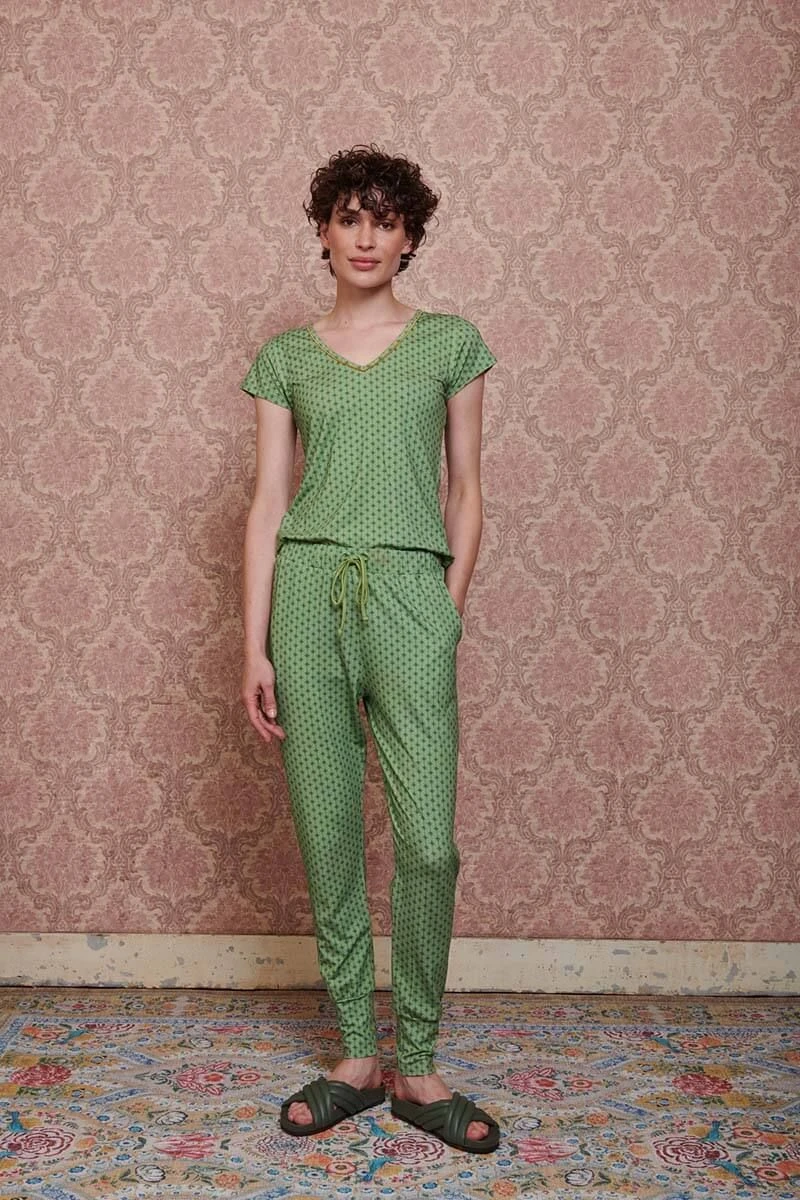 Trousers Long Tegola Green 4 Trousers Long Tegola Green - Image 2