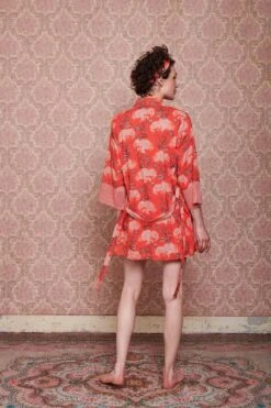 Kimono Flora Firenze Coral -Pip studio pip mix and match diemen84845