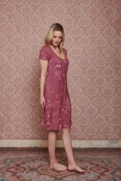 Nightdress Short Sleeve Isola Pink -Pip studio pip mix and match diemen85191