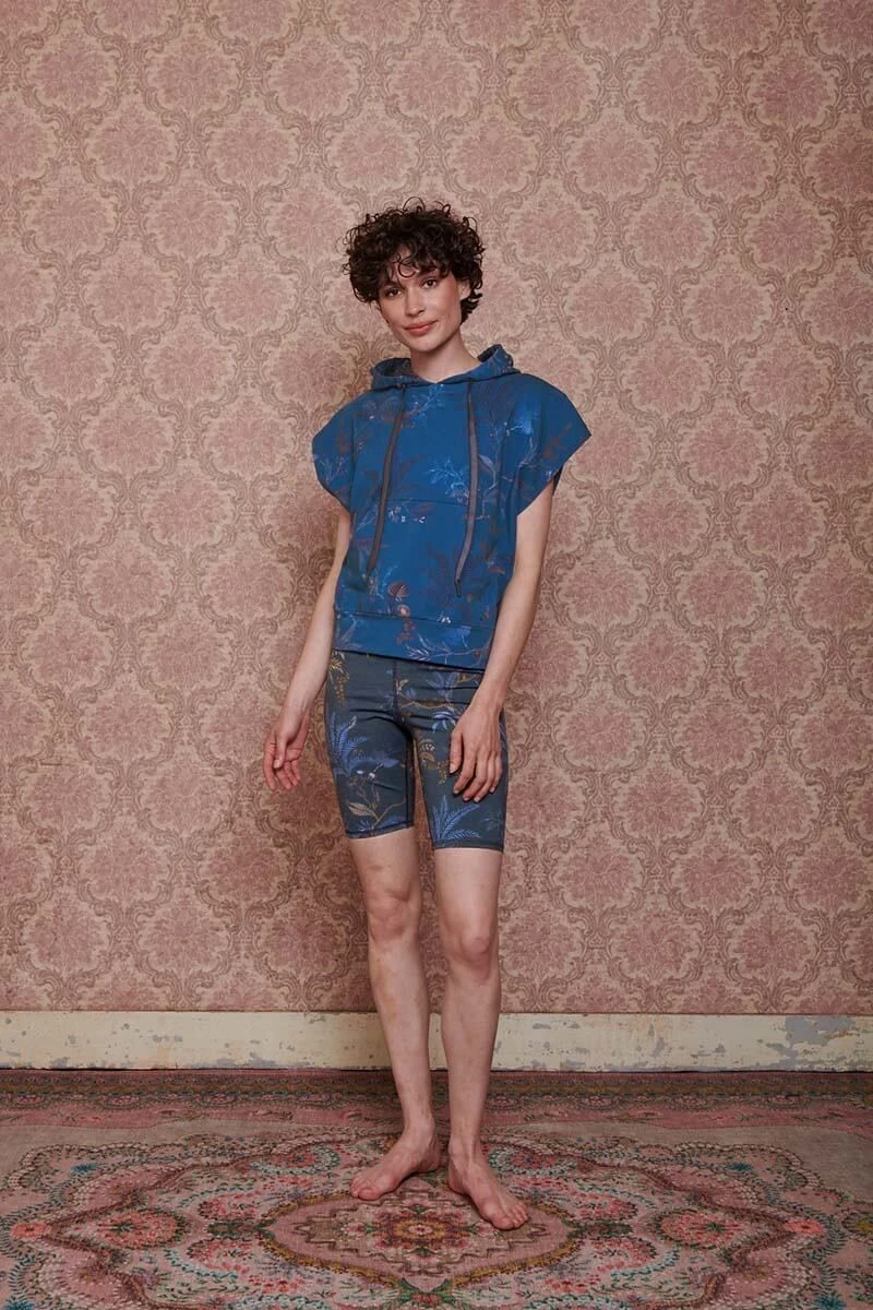 Hoodie Short Sleeve Isola Blue 4 Hoodie Short Sleeve Isola Blue - Image 2