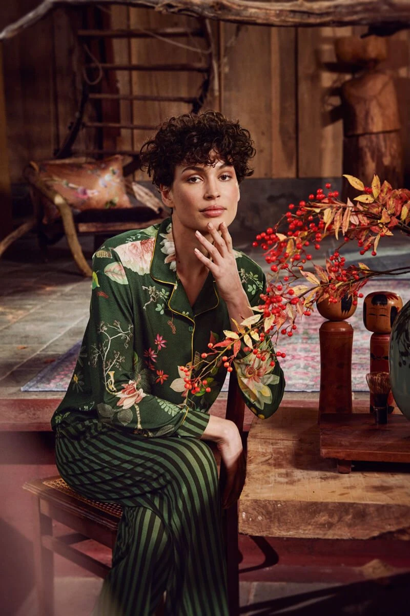 Trousers Long Sumo Stripe Dark Green - Image 5