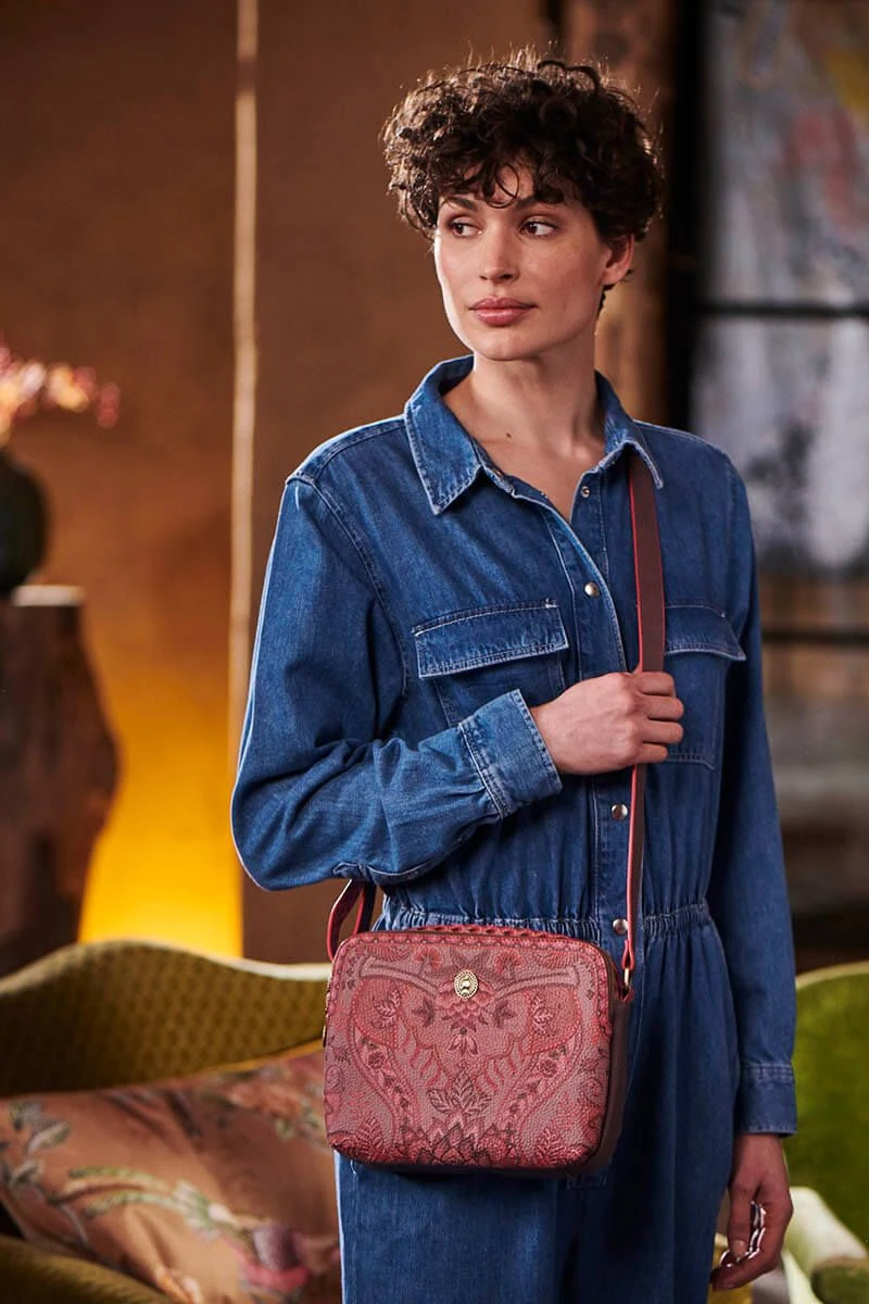 Cross Body Medium Kyoto Festival Dark Pink 4 Cross Body Medium Kyoto Festival Dark Pink - Image 2