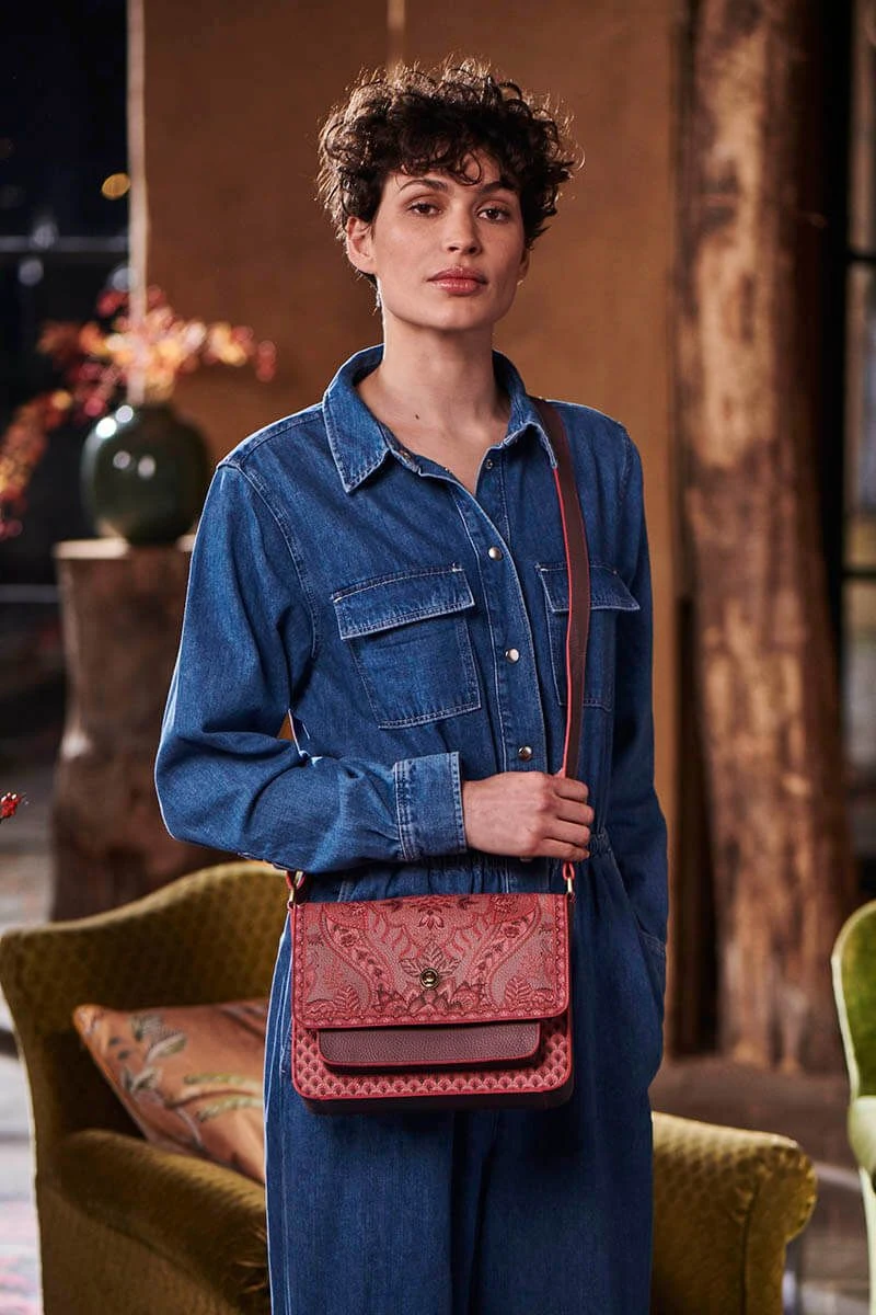 Cross Body Kyoto Festival Dark Pink 4 Cross Body Kyoto Festival Dark Pink - Image 2