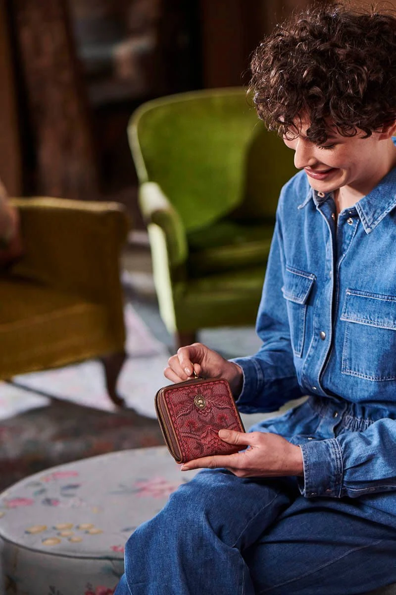 Wallet Square Kyoto Festival Dark Pink 8 Wallet Square Kyoto Festival Dark Pink - Image 6