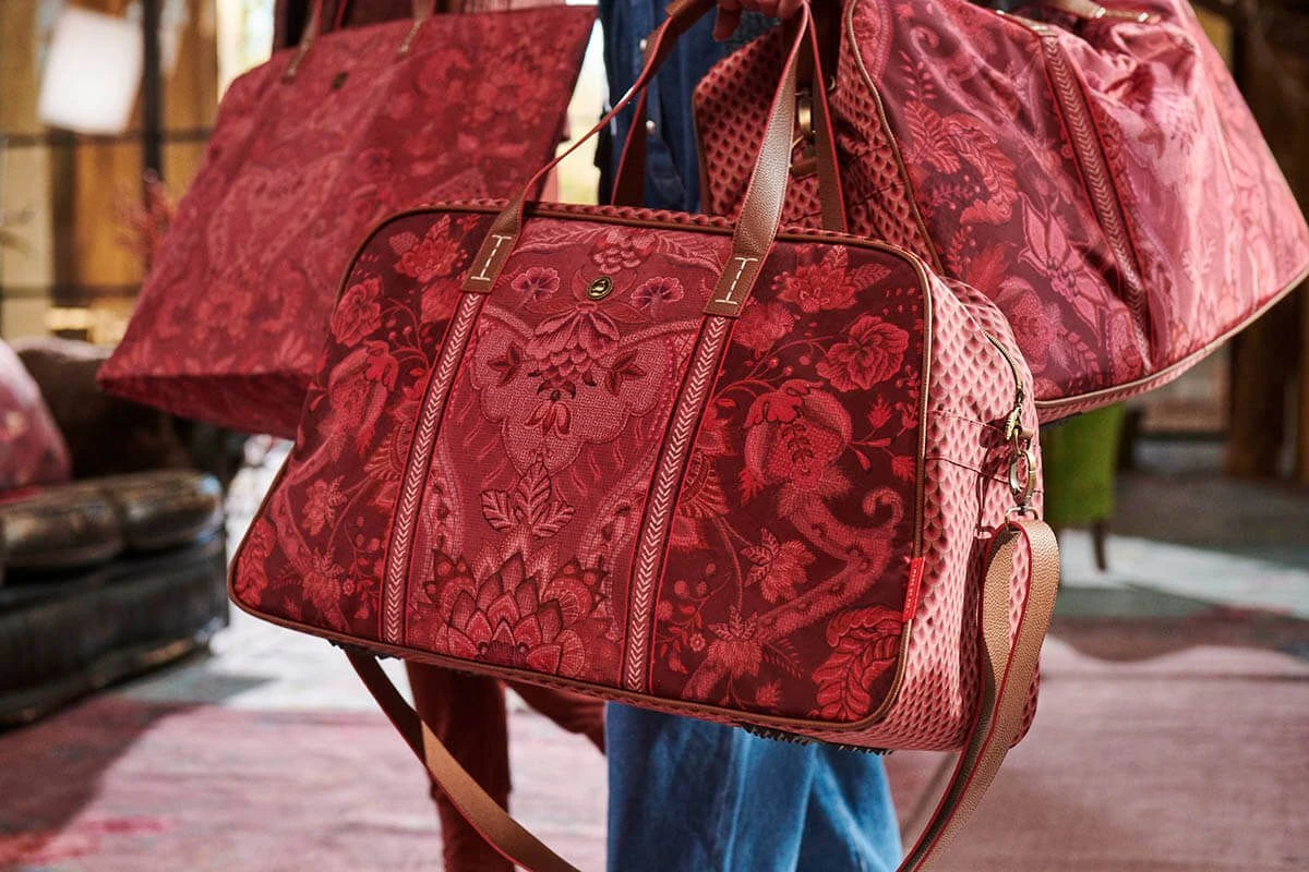 Weekend Bag Medium Kyoto Festival Dark Pink 10 Weekend Bag Medium Kyoto Festival Dark Pink - Image 8