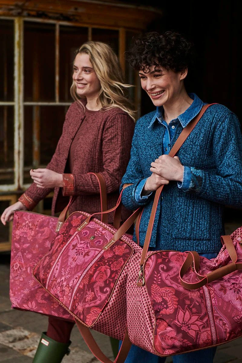 Weekend Bag Large Kyoto Festival Dark Pink 8 Weekend Bag Large Kyoto Festival Dark Pink - Image 6